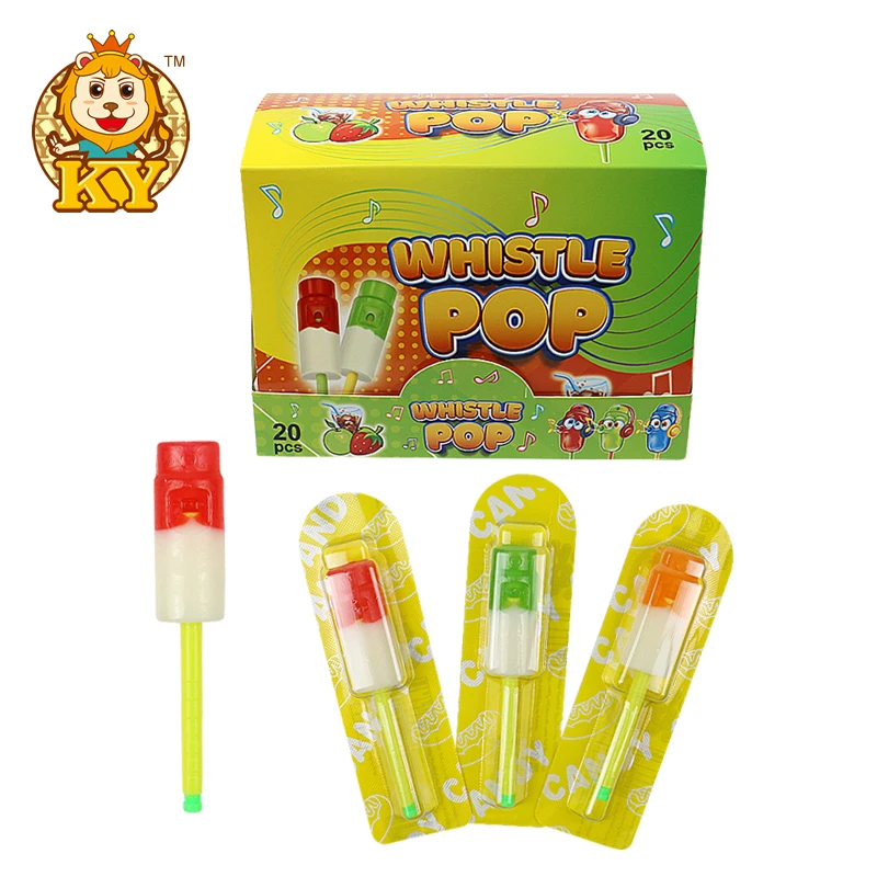 Manufacturer Wholesale Magic Whistle Lollipops Hard Candy Sweets