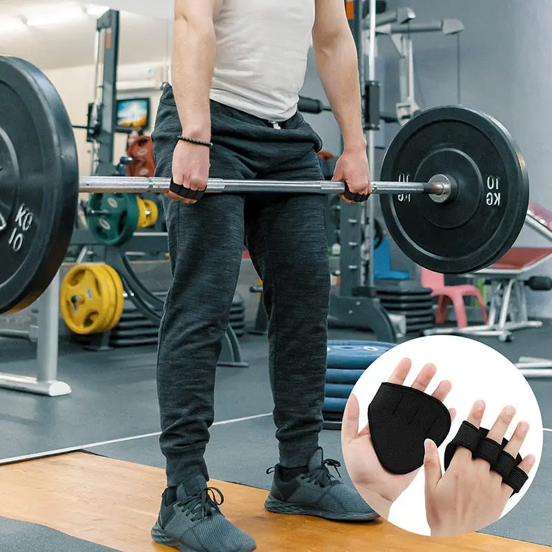 MKAS Custom Neoprene Gym Workout Fitness Weight Cross Training Gloves Weight Lifting Palm Dumbbell Grips Pads