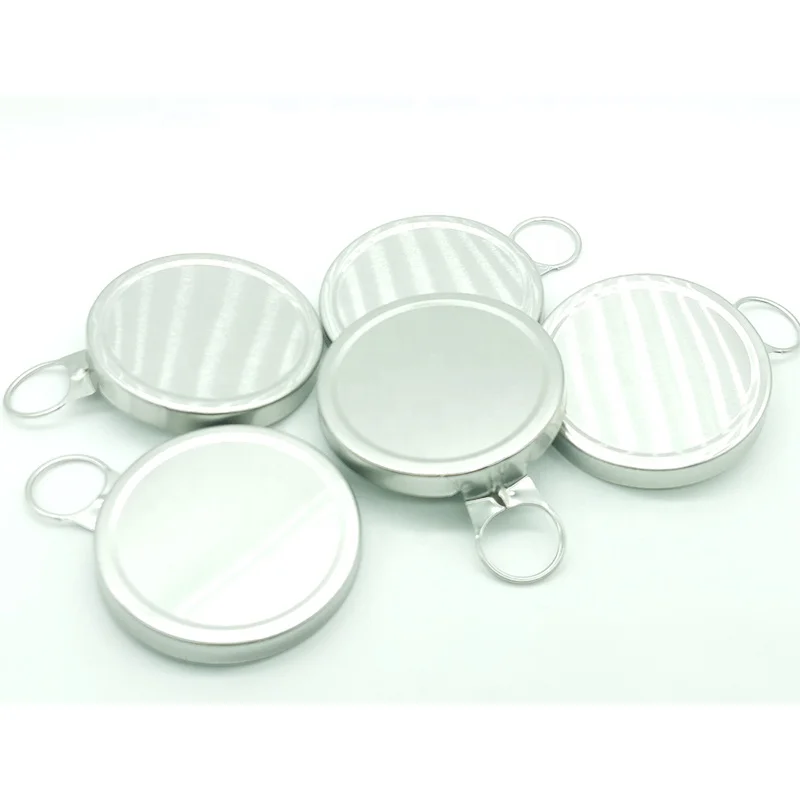 Dia 27mm 38mm 42mm Supplier Price High Quality Beverage Aluminum Plastic Crown Cover Pull Ring Cap