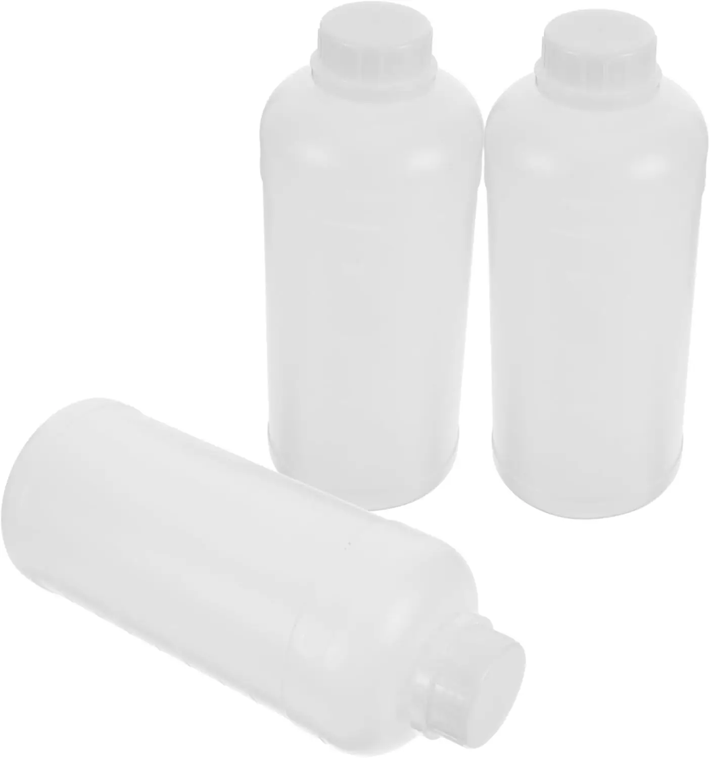 Оптовая продажа 1 литр HDPE пустая круглая пластиковая бутылка для химической жидкости