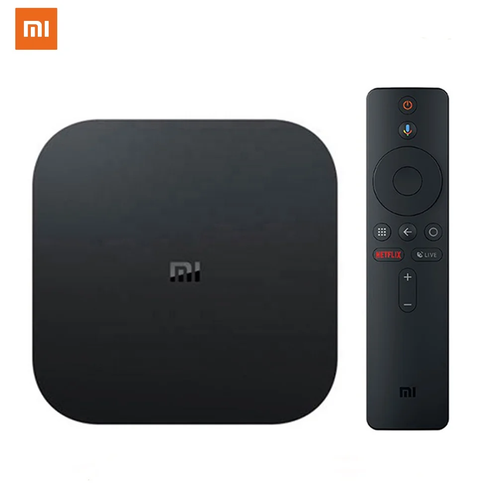 ТВ-приставка XIAOMI Mi TV Box S, 4K, Android 8,1, Ultra HD, потоковый медиаплеер, Google Cortex-A53, четырехъядерный процессор, 2 Гб + 8 Гб, лучшая ТВ-приставка
