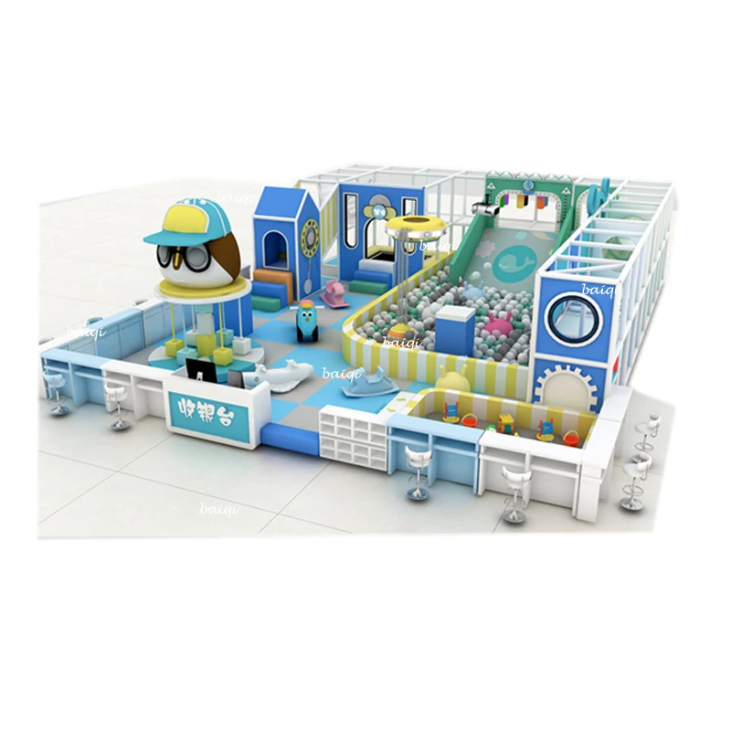 Custom Commercial Amusement Park Children Playground Soft Play Kids Indoor Playground entertainment equipment for sale