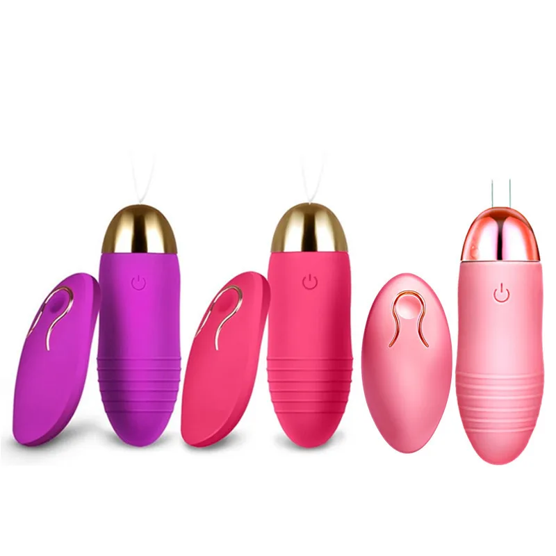Waterproof Silicone Rechargeable Remote Wireless Eggs Vibrator For Women & Couples