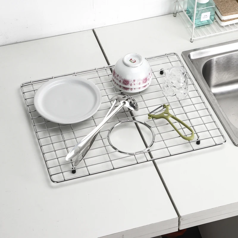 New Promotion Items Stainless Steel 304 Sink Kitchen Rack Bottom Grid