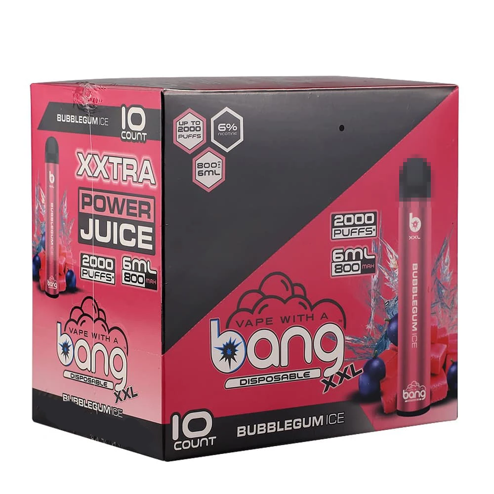 2021 Brand New Wholesale Bang xxl 2000 Puff Disposable Vapor Gift Packaging Box with Good Good price