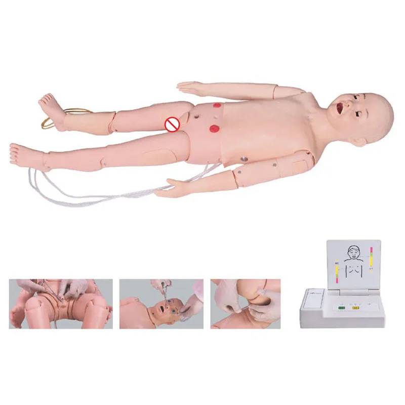 T334 Medical Teaching Full-functional Five-year-old Child CPR Nursing Manikin (Nursing, CPR)