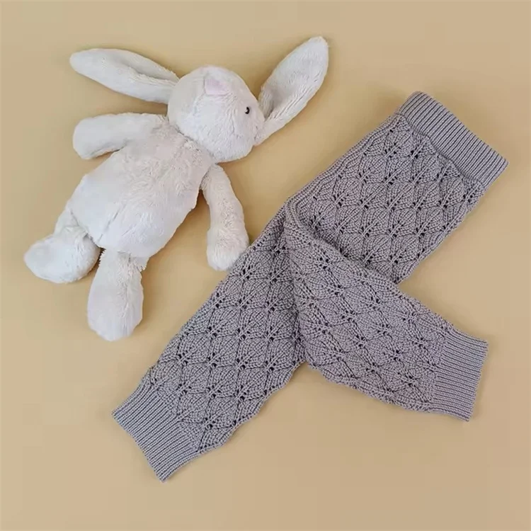 High Quality Cotton Chunky Knit Baby Sweaters Winter Pullover for Girls and Boys Solid Color Knitted Clothing Set