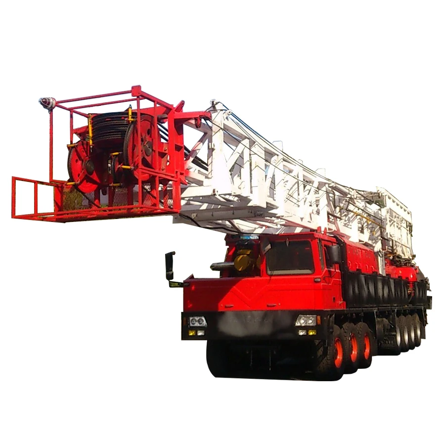 RG API Standard Oil Field Oil and Gas Well Bore Hole Truck Mounted Mobile 1000hp ZJ40 Drilling and Workover Rig