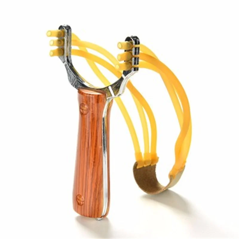 Professional Slingshot Sling shot Aluminium Alloy Slingshot Catapult Camouflage Bow Un-hurtable Outdoor Game Playing Tools R1739