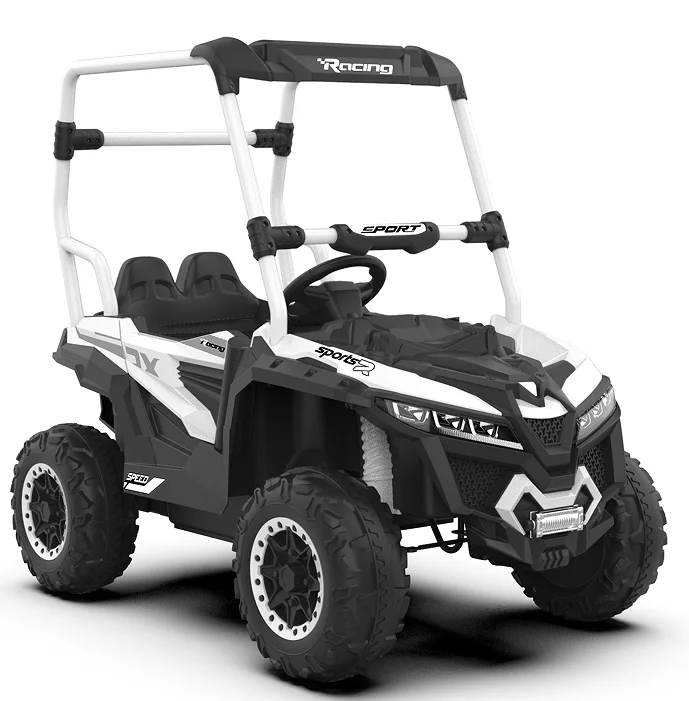 24V Electric 4WD UTV Buggy Double Motor Ride-on Car Kids 3+ Years Big Kids 4x4 Wheel Plastic Material 2 Seat Off-Road Vehicle