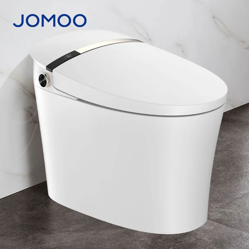 JOMOO Bathroom Remote Control Intelligent Heated Smart Toilet Bidet Auto flush Ceramic Toilet Bowl With Foot Sensors