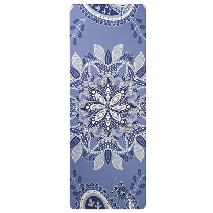 Rubber Yoga Mat Custom Printed Eco Friendly Waterproof  UV Full Printed Workout Yoga Mat