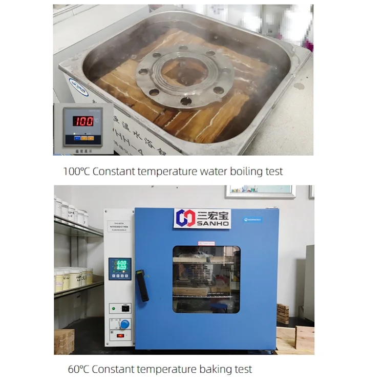 Heat-resistant aging resistant two-component environmentally water-based white glue for wood works