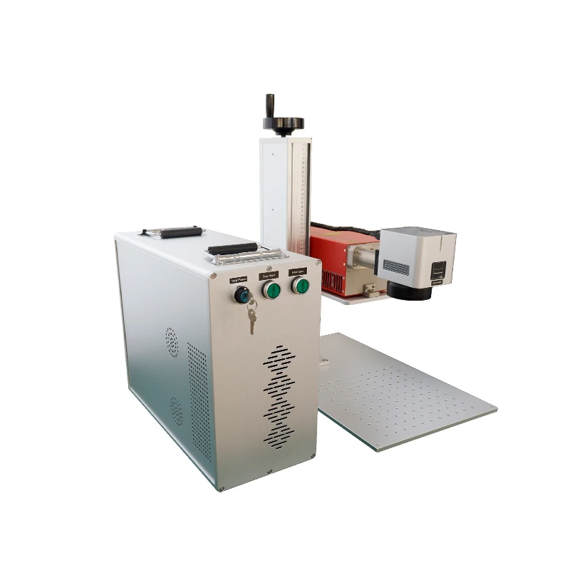 Portable 3d 20w 30w 50w 60w 80w 100w Jpt Raycus Mopa M7 Engraver Rotary Fiber Laser Engraving Marking Machine For Guns Jewelry