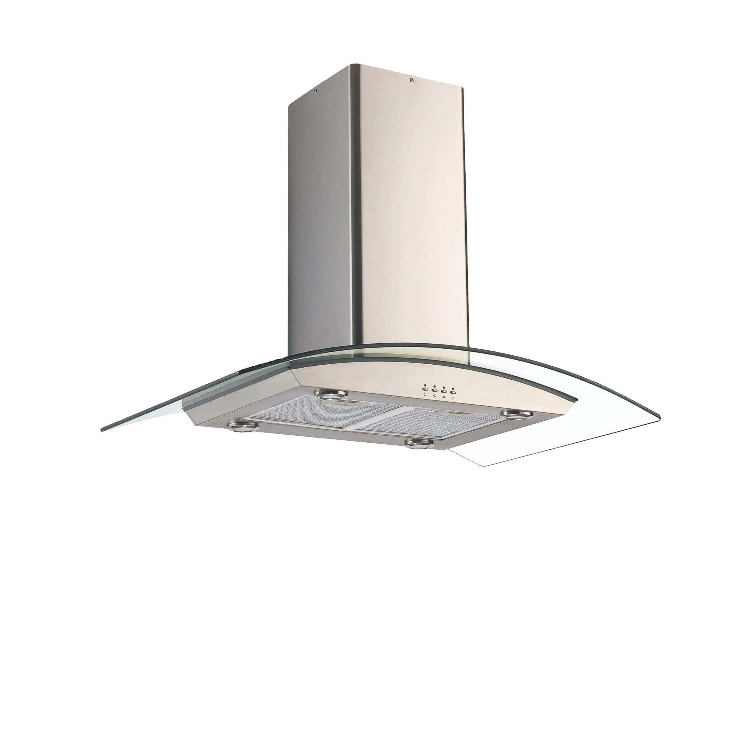 switch glass stainless steel chimney kitchen range hood