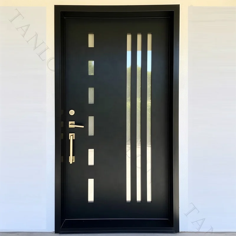 Custom high quality european modern security door front entrance doors for houses