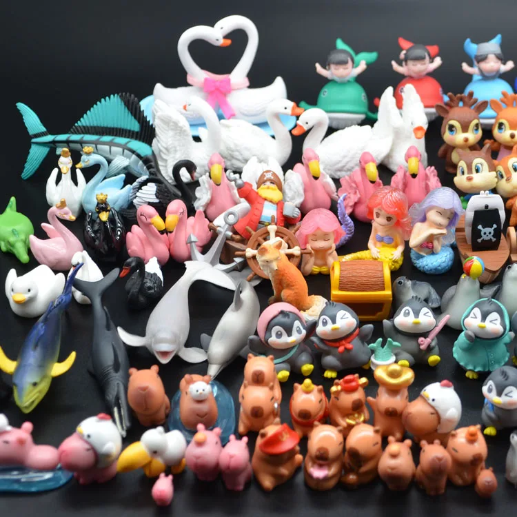 collectible 3D miniature ocean accessories sea life resin car decorative crafts figurine home decoration cute dashboard cartoon