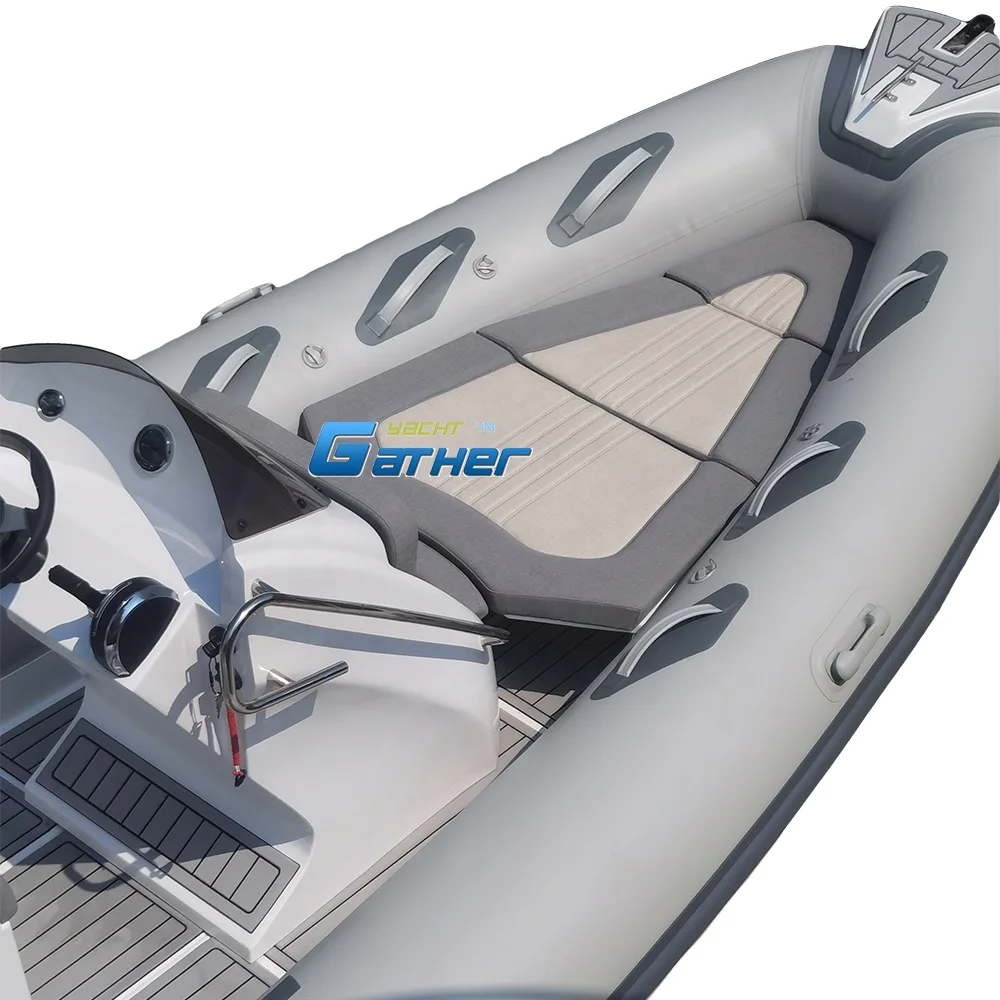 CE 5.8m 19 feet fiberglass rigid inflatable boats(RIB580 D boat) cheap price For Sale