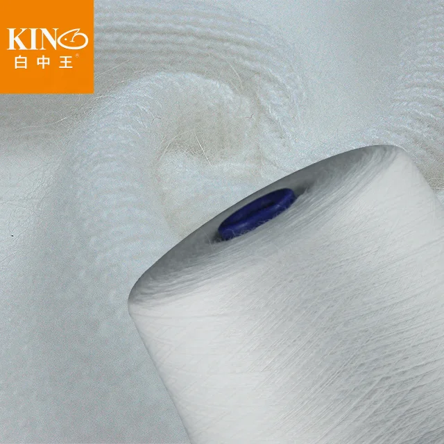Пряжа из ангоры OEM/ODM 20% ангорской кроличьей шерсти 80% нейлоновая Смешанная шерстяная пряжа 1/2/16 нм 6 цветов для ручного вязания крючком
