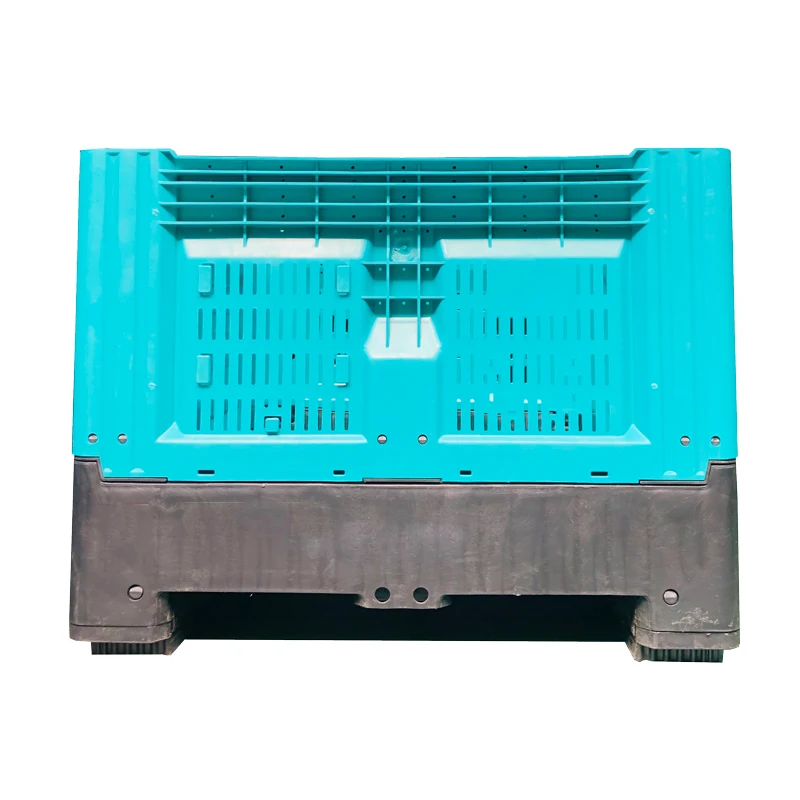 Heavy-duty agricultural mesh plastic pallet boxes Stackable plastic boxes bulk containers