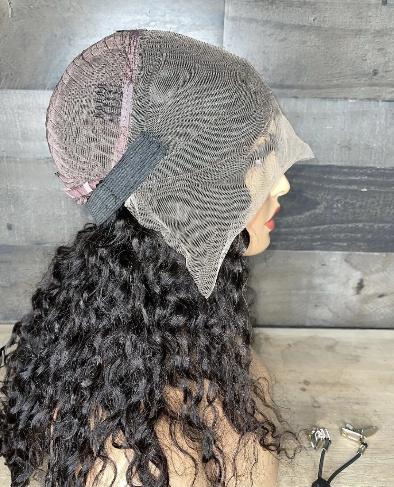 200% Density Heavy Lace Front Wig With Baby Hair Raw Virgin Cambodian Deep Curly Human Hair Wig 13*4 Swiss Lace