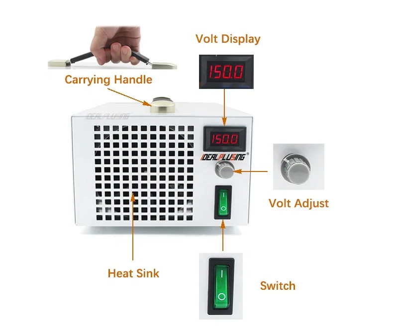 With over-voltage and over-current protection customization ac 220v to dc 12v 100a led regulated transformer power supply 1200w