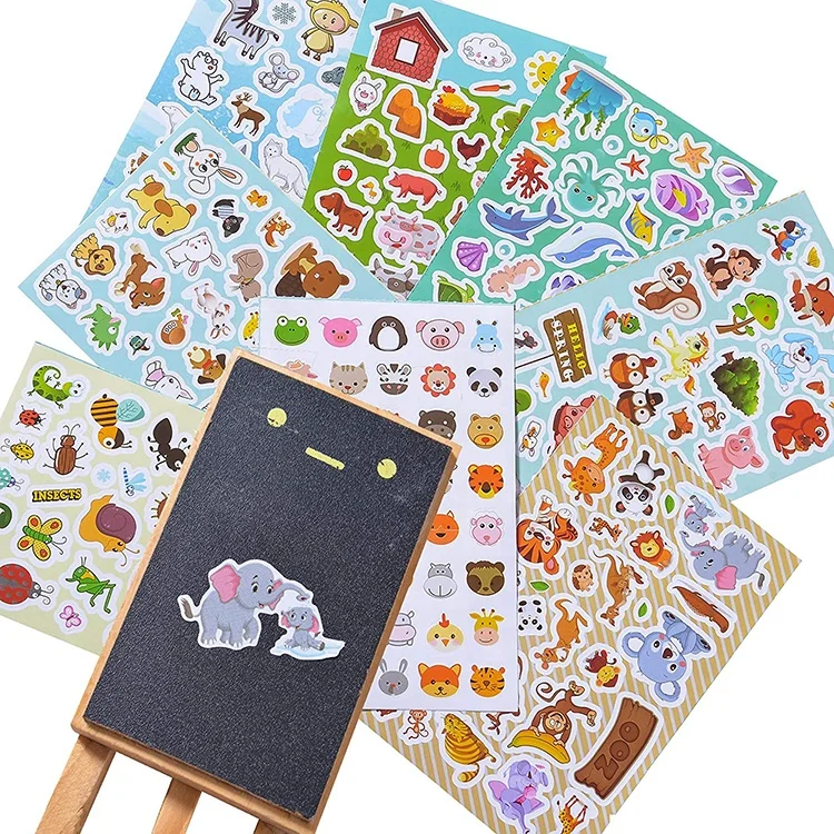 
Craft Party Favors Premium Quality 3d Puffy Kids Collection Animal Sticker Assortment Set 