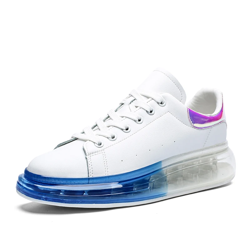 
2020 мужские и женские повседневные брендовые туфли с воздушной подошвой, школьная Белая обувь для скейтборда, модная мужская спортивная обувь для отдыха 