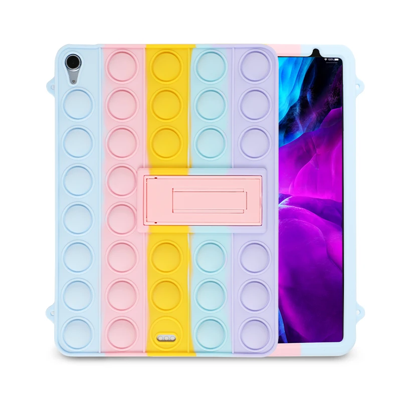 US Warehouse пузырь игрушки Fidget хлопки планшетный чехол подходит для iPad Pro 12 9 силиконовый ПК 10 2/10 9/11