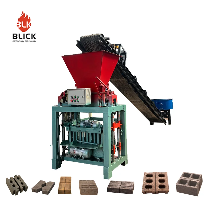 concrete cement block brick making machinery brick making machinery qtm4-3a
