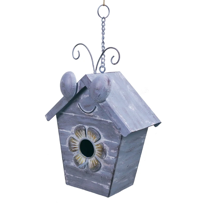 
Iron Bird House Nesting Box for Small Birds Finch 