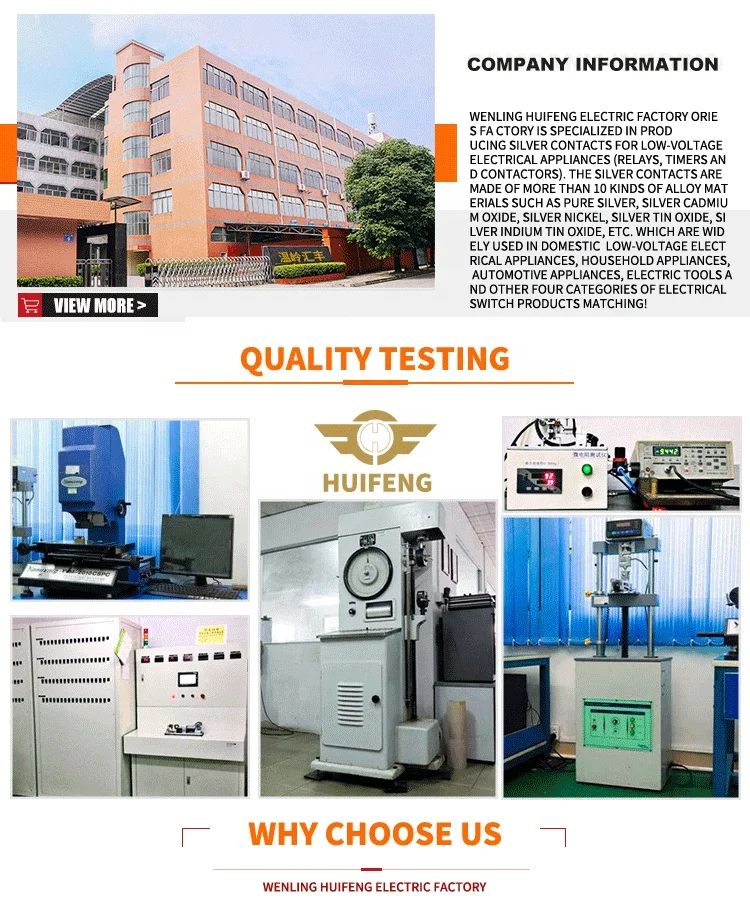 AgCdO Agsno2/Cu Electrical Contactor Condenser Battery Circuit Board Contact Point Silver contact sheet