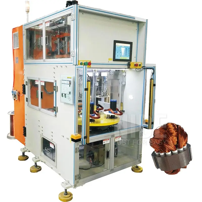 The improved motor stator wave winding machine