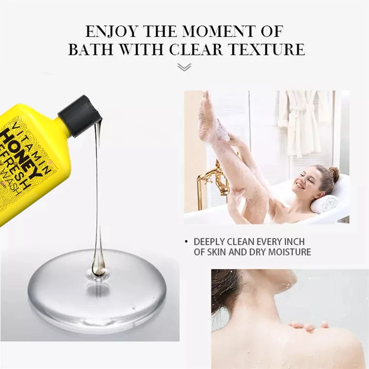 Ready to ship products free sample Skin Whitening Moisturizer Exfoliating Intense Cleansing Body Care Oil Bismid Shower Gel