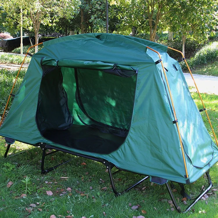YIWU Eco-Friendly Double Layer Camping Tent Cot 1-Person Outdoor Waterproof Oxford Fabric with Aluminum Pole