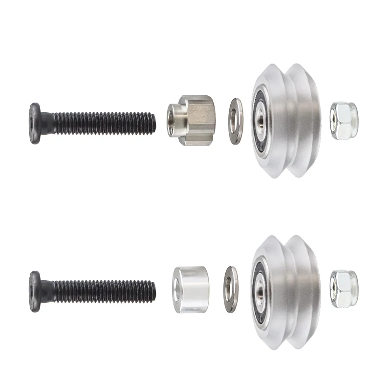 30PCS Dual Xtreme V Wheel Kits With 625RS Bearings for 3D Printer CNC Laser CNC Engraver and Robtics