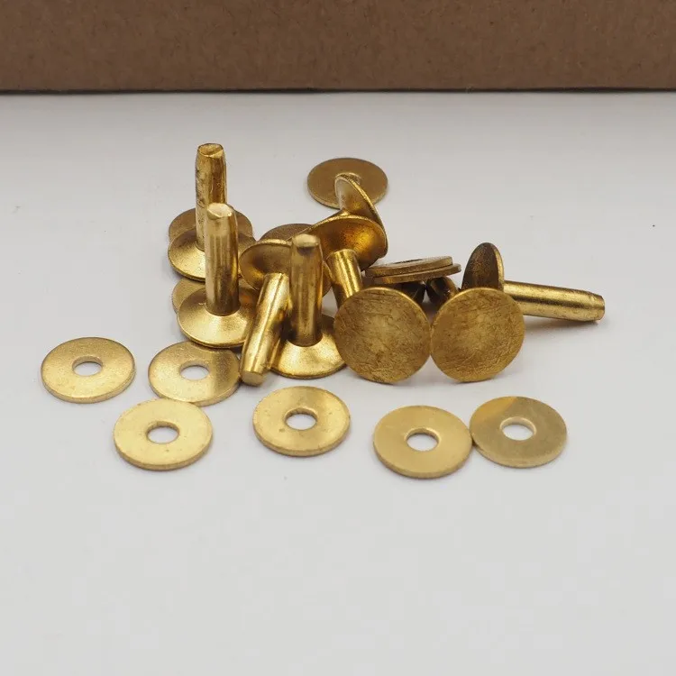 high Quality Dog Leash Accessories brass rivet for bag shoulder strap belt hardware