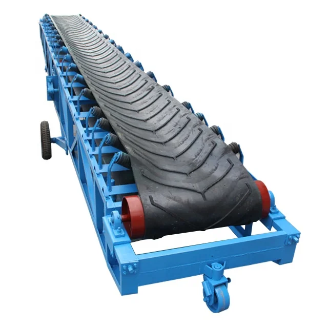 Heavy duty belt conveyor supporting equipment used in steel plant conveyor