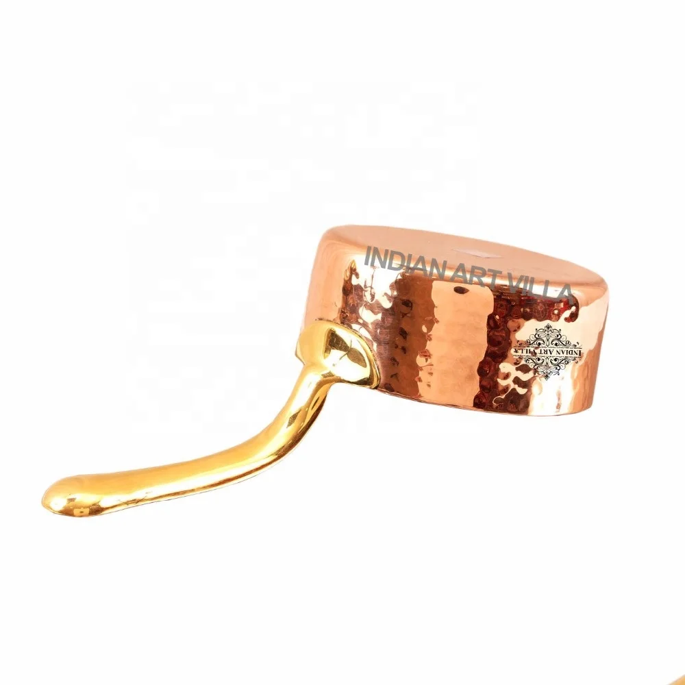 Best Quality Copper Pan And Pot At Wholesale Price Copper Hammered Pot Pan With Inside Tin Lining Supplier & Manufacturer