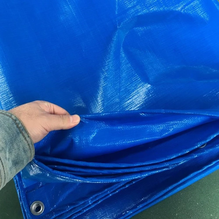 160 gsm pe tarpaulin 16 x 20 blue waterproof poly tarp sheet