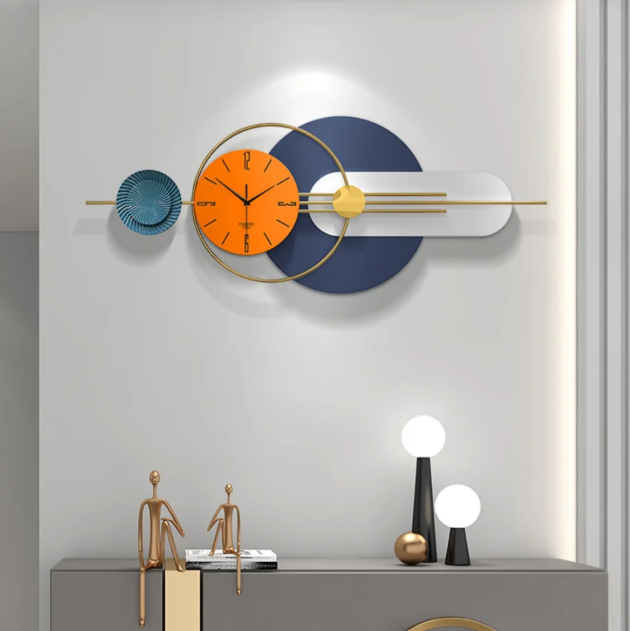 Nordic Modern Luxury Creative Wall Clock Living Room Art Clock Simple Fashion Decorative Wall Clock
