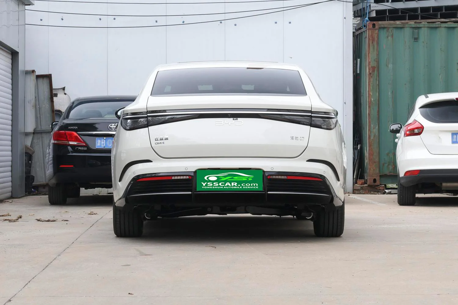 2024 BYD Haibao 07 DMI седан Бестселлер Подержанный гибридный автомобиль с быстрой доставкой левое рулевое автоматическое управление