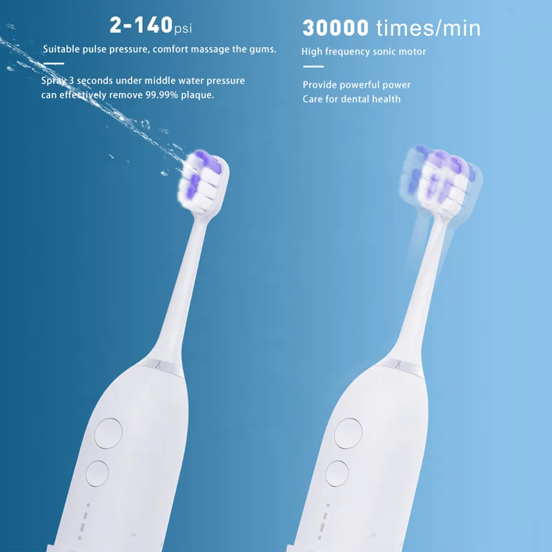 OEM Oral Hygiene Products Professional Electric Toothbrush Water Flosser 2 in 1 Oral Irrigation Equipment Home Use