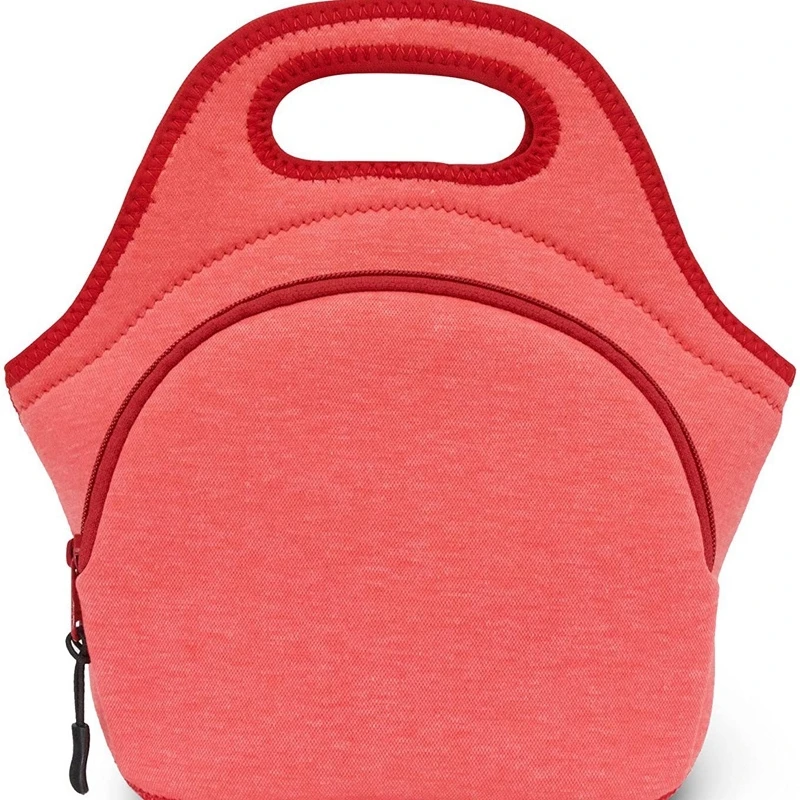 Heopono Soft Cotton Handle Reusable Washable Children Lunch Bag Lightweight Comfortable Convenient Soft  Keep Lunch Cooler Bag