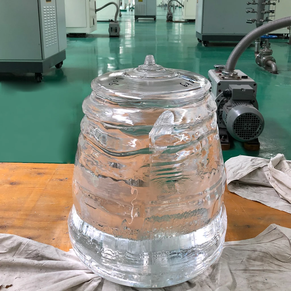 Синтетические сапфировые слитки, Кристальные растущие призматические купольные оптические термальные алюминиевые слитки, Кристальные призмы