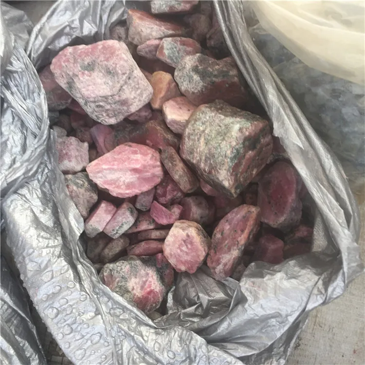Wholesale Natural Precious stone Ruby Rock corundum rough gemstones Tumbled Stone Gravel For Raw material