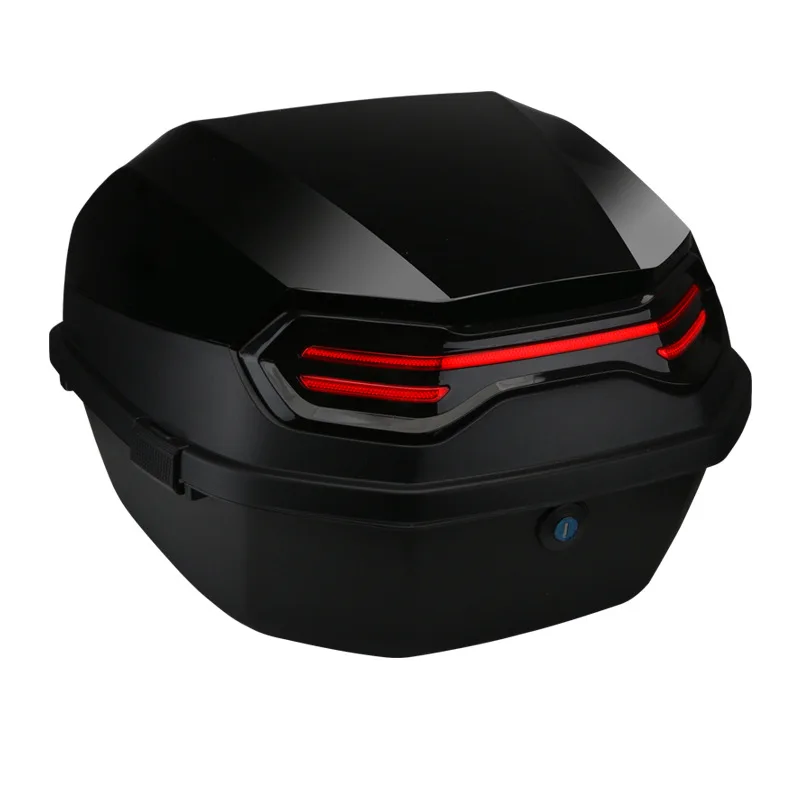 Factory supply double buckle colorful choice dust-proof storage trunk ABS/PP universal best quality electric scooter tail trunk