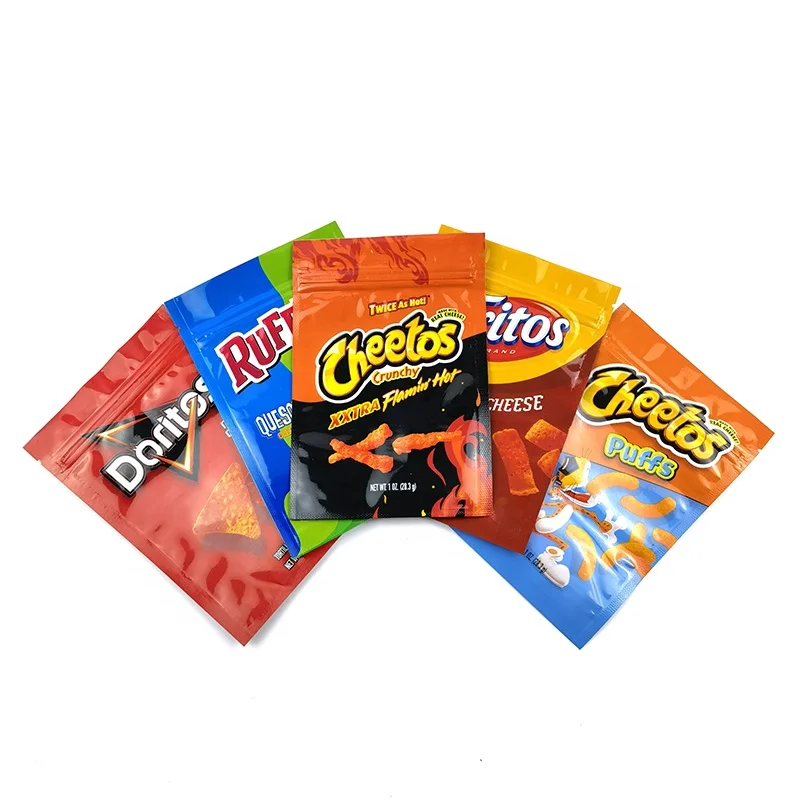 Лидер продаж 15 видов конструкций Doritos замка застежка-молнии майларовая упаковка закуски Cheetos Прохладный ранчо чипы пищевых продуктов