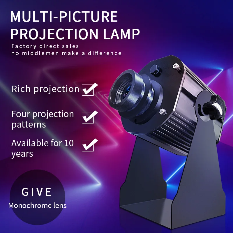 35W Indoor Multi-map Switching Customized advertising GOBO logo Projector