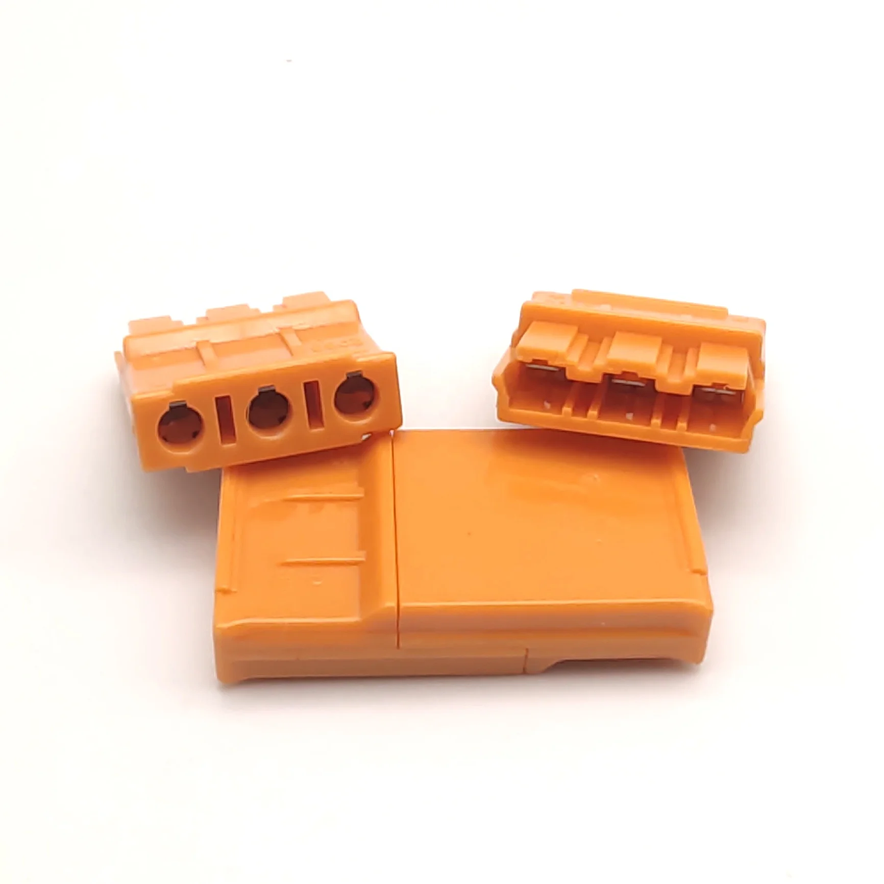 Special AC / DC pluggable connector for LED lighting 2068-3-pin male female fast wiring terminal